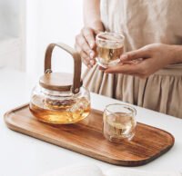 Handmade Modern Japanese Style Tea Set With Tray